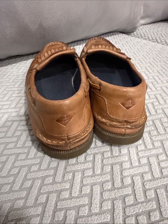 Sperry Top-Sider Women\'s Leather Loafers Memory Foam Boat Tan Brown Size 8.5 main image 9
